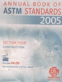 Image of annual book of astm standards 2005