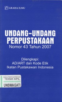 Image of UNDANG-UNDANG PERPUSTAKAAN