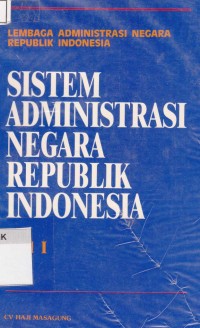 Image of sistem administrasi negara republik indonesia ( LANRI)
