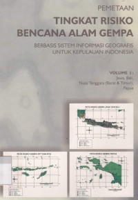 Image of pemetaan tingkat risiko bencana alam gempa